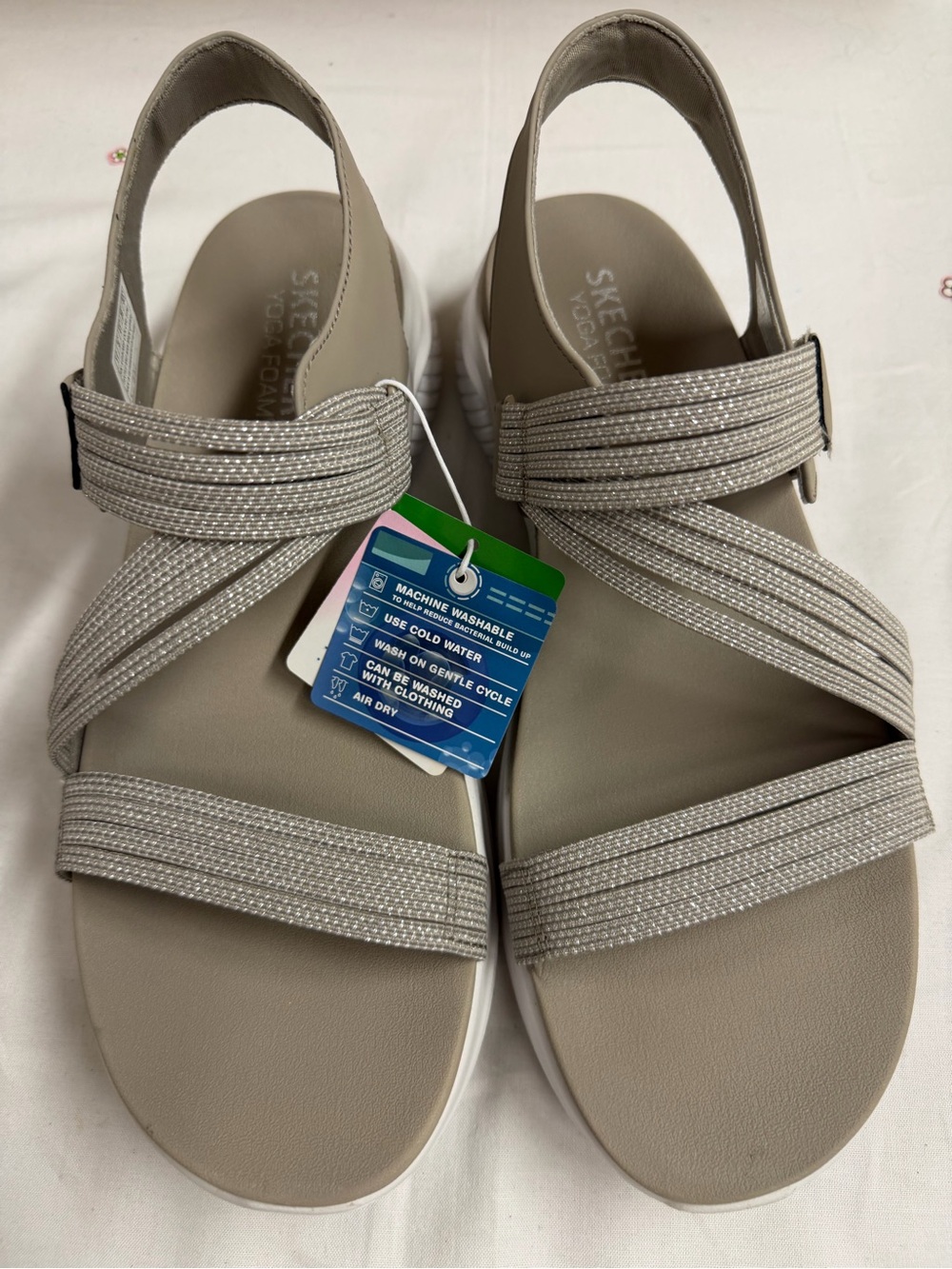 Skechers Women's Taupe Slingback Sandals